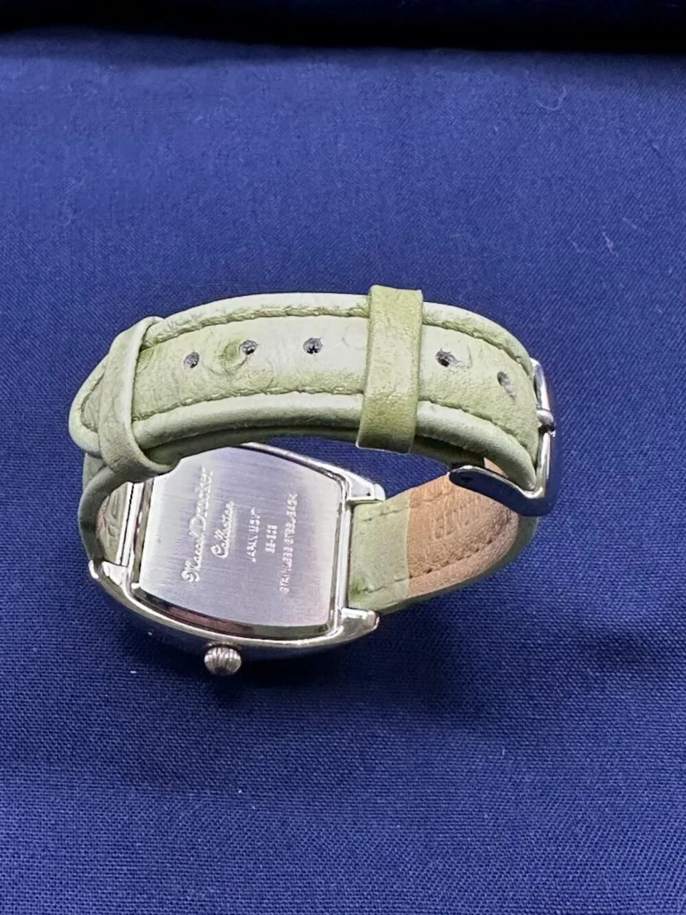 Marcel Drucker Watch Genuine Leather Strap.  Fresh Battery